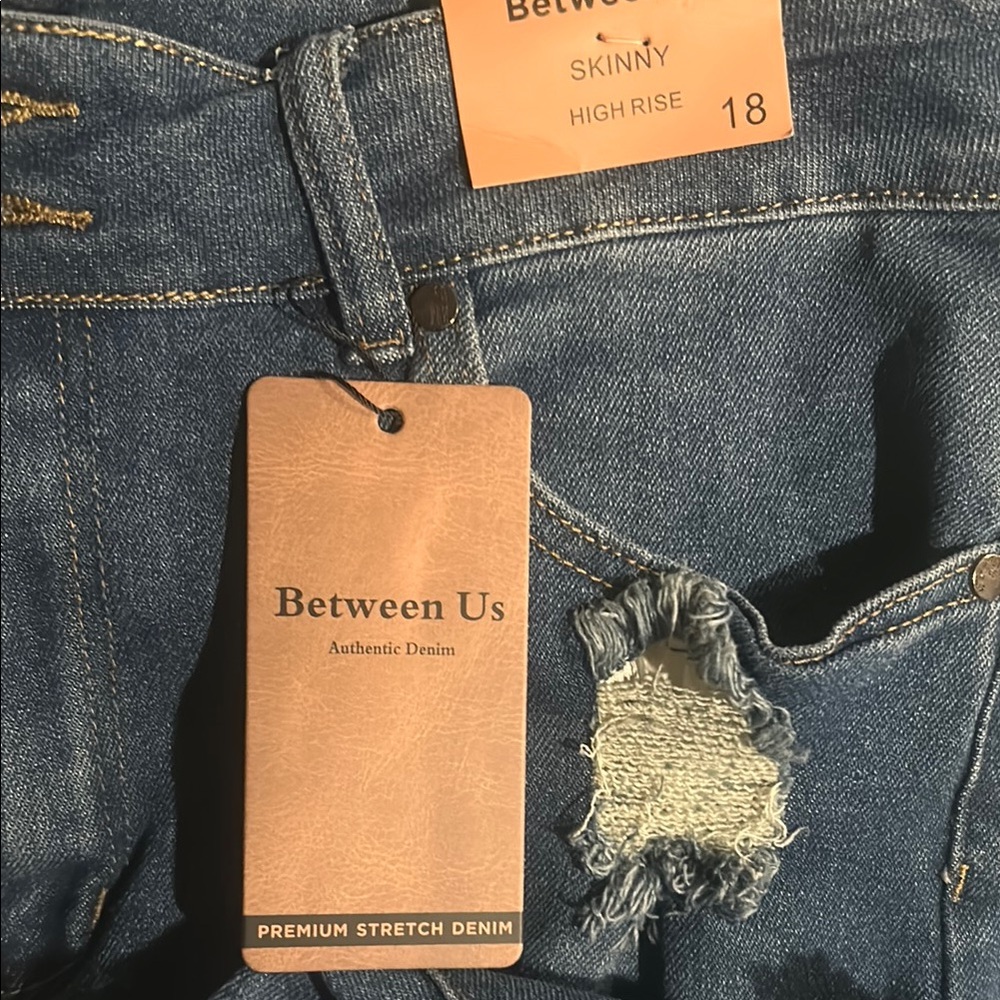 Women's High Rise Skinny Jeans - Blue